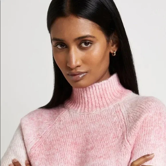 Ombré Mock Neck Sweater (ONLY) - Picture 2 of 6